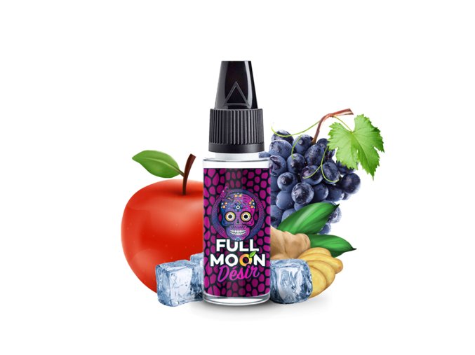 Příchuť Full Moon: Desir (Jablko, hroznové víno a zázvor s ledem) 10ml