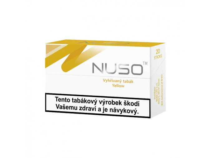 NUSO - Heat Not Burn - Yellow, produktový obrázek.