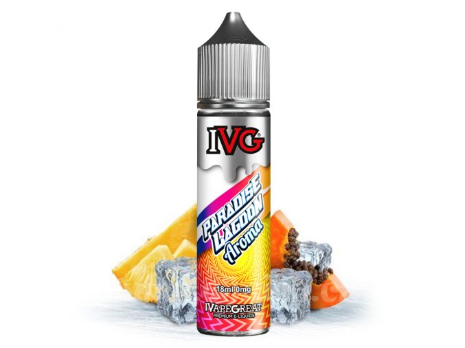 IVG - Crushed Series - S&V - Paradise Lagoon (Ledový ananas s papájou) - 18ml, produktový obrázek.