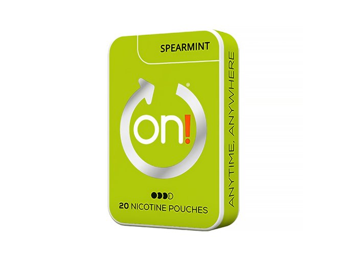 ON! - nikotinové sáčky - Spearmint - 16mg /g, produktový obrázek.