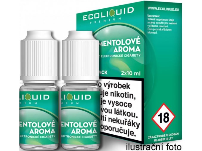 Liquid Ecoliquid Premium 2Pack Menthol 2x10ml - 3mg