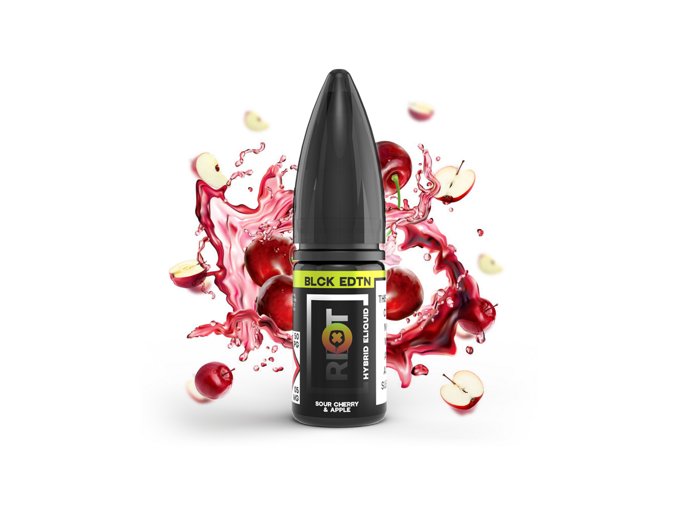 E-liquid Riot S:ALT 10ml / 5mg: Sour Cherry & Apple (Třešeň & zelené jablko)