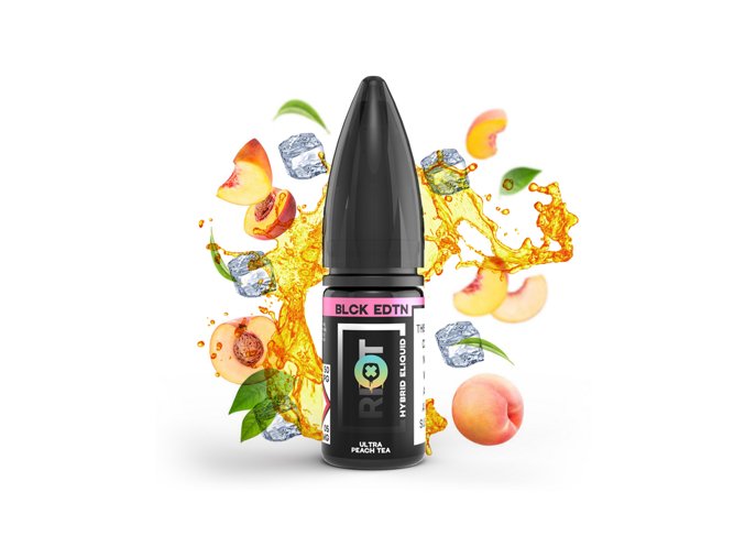 E-liquid Riot S:ALT 10ml / 5mg: Ultra Peach Tea (Ledový broskvový čaj)