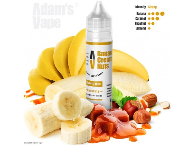 Příchuť Adam´s Vape Shake and Vape 12ml Banana Creamy Nuts