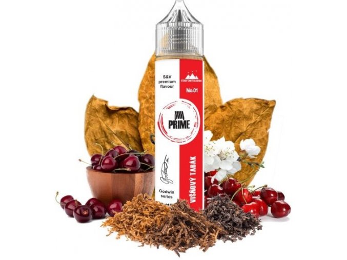 Příchuť Prime Shake and Vape 20ml Višňový Tabák