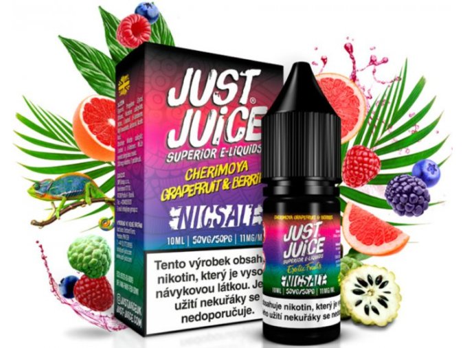 Liquid Just Juice SALT Cherimoya Grapefruit & Berries 10ml - 20mg