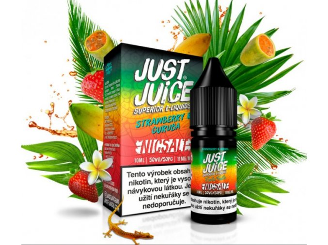 Liquid Just Juice SALT Strawberry & Curuba 10ml - 11mg