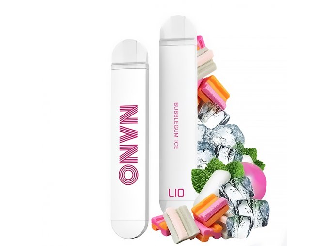 Lio Nano X - 16mg - Bubblegum ICE (Svěží žvýkačka), produktový obrázek.