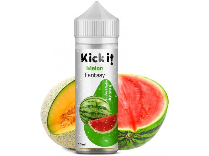 Příchuť KickIt Shake and Vape 10ml Melon Fantasy