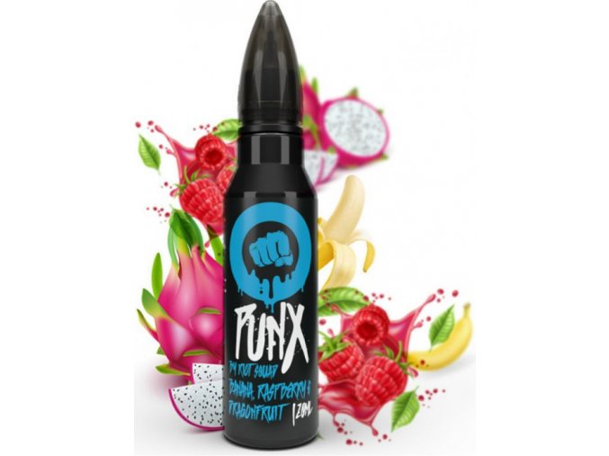 Příchuť Riot Squad PUNX Shake and Vape 20ml Banana, Raspberry & Dragonfruit