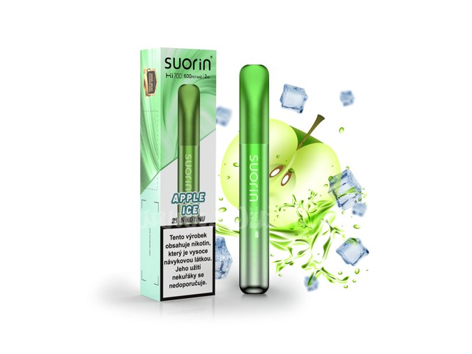 Elektronická cigareta: Suorin Bar Hi700 Disposable Pod (Apple Ice)