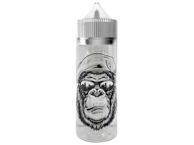 Chubby Gorilla - 120ml lahvička s popisem a ryskou No.2 - Čirá, produktový obrázek.