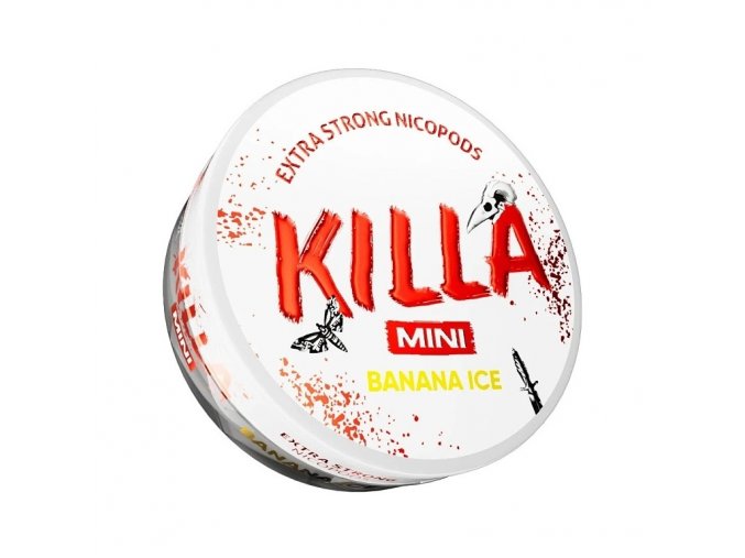 KILLA Mini - nikotinové sáčky - Banana ICE - 16mg /g, produktový obrázek.