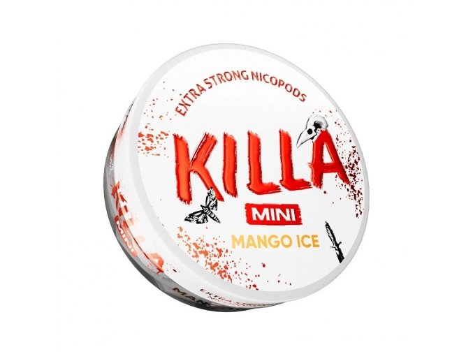 KILLA Mini - nikotinové sáčky - Mango ICE - 16mg /g, produktový obrázek.