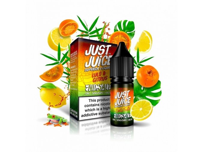 Just Juice Salt - E-liquid - Lulo & Citrus (Tropické lulo & citron) - 11mg, produktový obrázek.