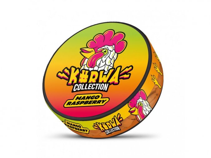 Kurwa Collection - nikotinové sáčky - Mango Raspberry, produktový obrázek.
