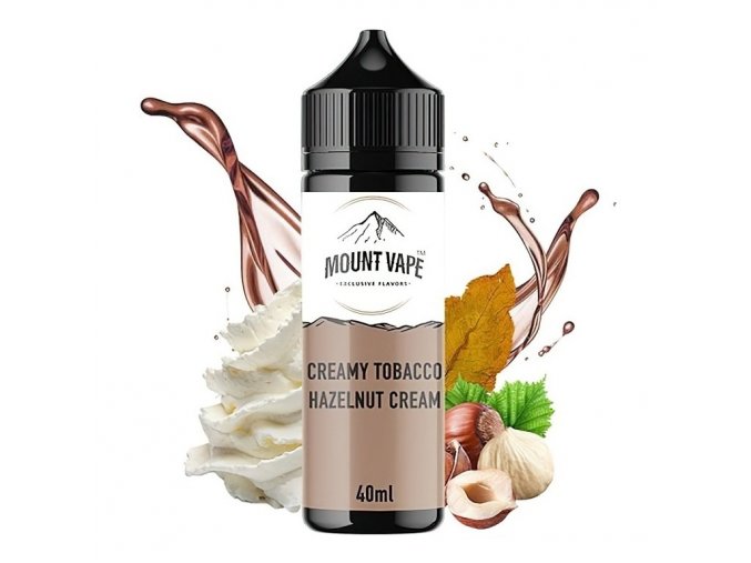Mount Vape - Shake & Vape - Creamy Tobacco Hazelnut Cream - 40ml, produktový obrázek.
