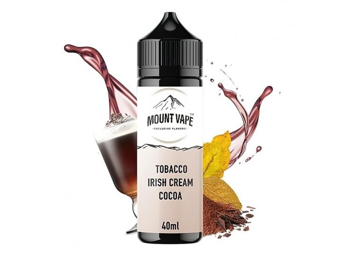 Mount Vape - Shake & Vape - Tobacco Irish Cream Cocoa - 40ml, produktový obrázek.