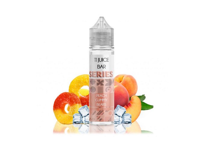 Příchuť TI JUICE Bar Series S&V: Peach Gummy Bears (Broskvové želé bonbony) 10ml