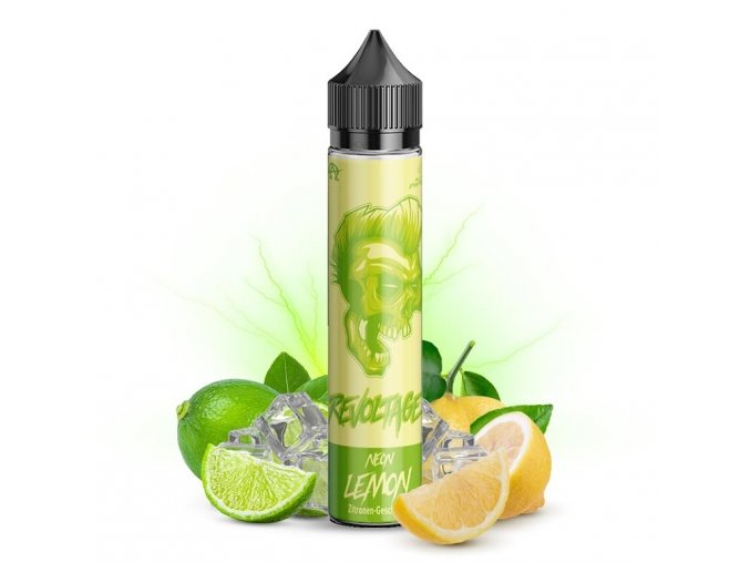 Revoltage - S&V - Neon Lemon (Chladivý citron) - 15ml, produktový obrázek.