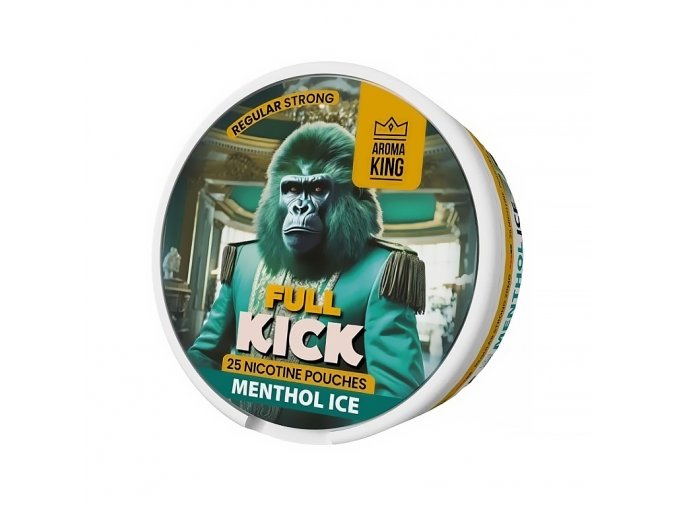 Aroma King Full Kick - nikotinové sáčky - Mentol ICE - 20mg /g, produktový obrázek.