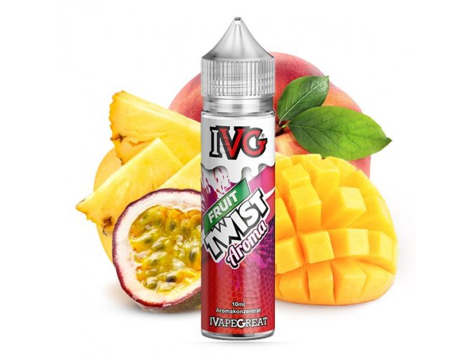 IVG - Classics Series - S&V - Fruit Twist (Broskev, marakuja, mango, ananas) - 10ml, produktový obrázek.