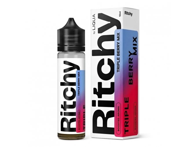 Ritchy Liqua - S&V - Triple Berry Mix (borůvka, malina, jahoda) - 12ml, produktový obrázek.