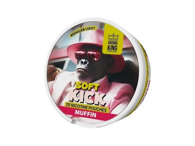 Aroma King Soft Kick - nikotinové sáčky - Muffin - 10mg /g, produktový obrázek.