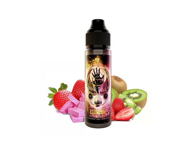 Příchuť Zeus Juice Mortals S&V: Keewibera (Žvýkačka z jahody a kiwi) 20ml