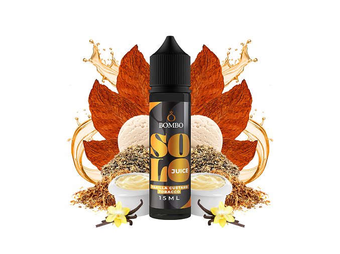 Příchuť Bombo Solo Juice S&V: Vanilla Custard Tobacco (Tabák s vanilkovým custardem) 15ml