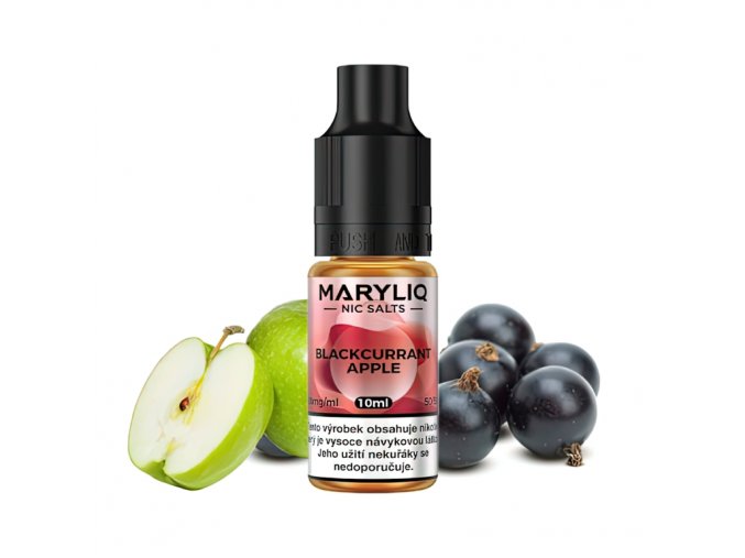 Maryliq - Salt e-liquid - Blackcurrant Apple - 10ml - 20mg, produktový obrázek.