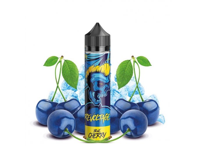 Revoltage - S&V - Blue Cherry (Chladivá třešeň) - 10ml, produktový obrázek.