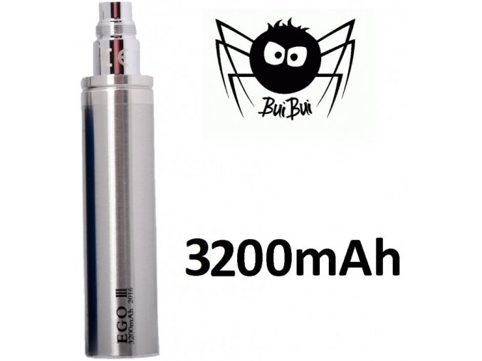 BuiBui GS eGo III baterie 3200mAh Silver