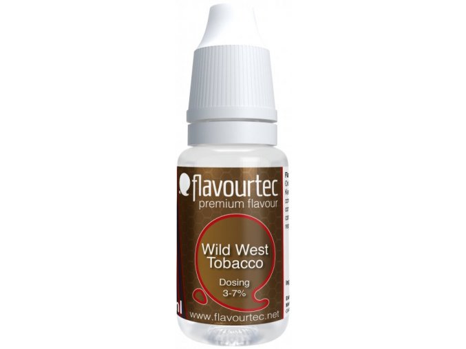 Příchuť Flavourtec Wild West Tobacco 10ml (Klasický Americký tabák)