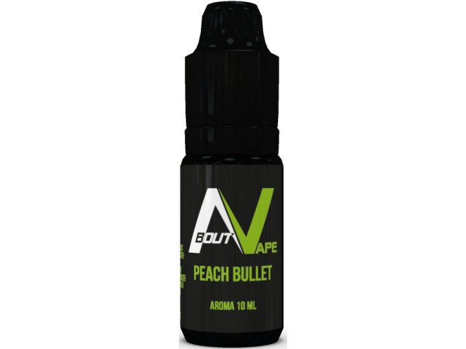 Příchuť About Vape (Bozz) Pure 10ml Peach Bullet (Šťavnatá broskev)