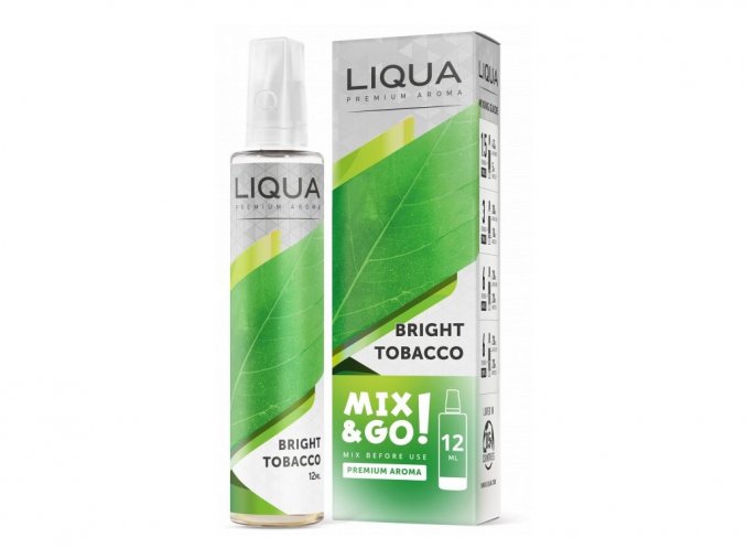 Příchuť Liqua Mix&Go 12ml Bright Tobacco