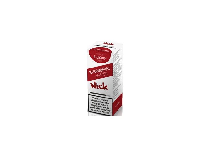 Liquid Nick Strawberry Low 10ml-6mg (Jahoda)