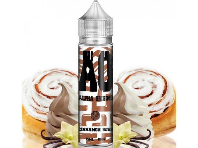 Příchuť Alpha Origins Shake and Vape 15ml Cinnamon Buns