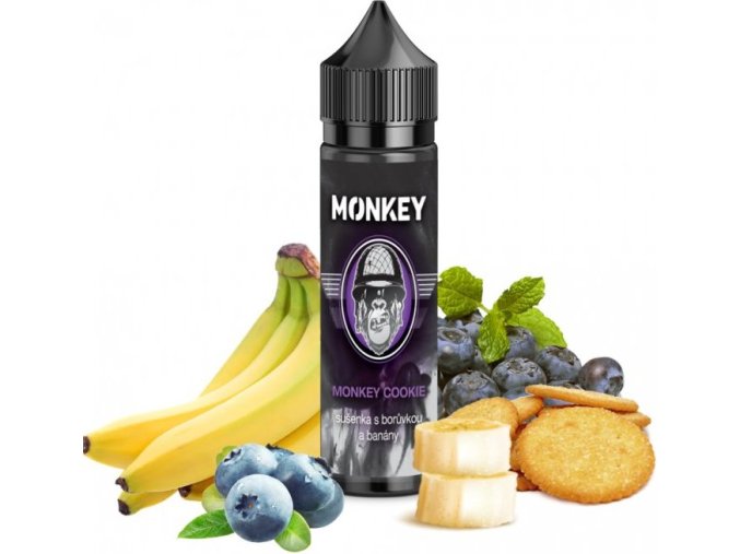 Příchuť MONKEY liquid Shake and Vape Monkey Cookie 12ml