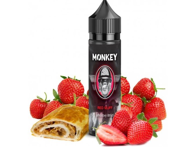 Příchuť MONKEY liquid Shake and Vape Red Muff 12ml