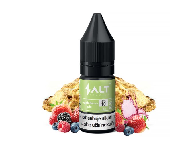 Salt Brew CO - 10ml - 10mg - Appleberry Pie (Jablečný koláč a lesní plody)