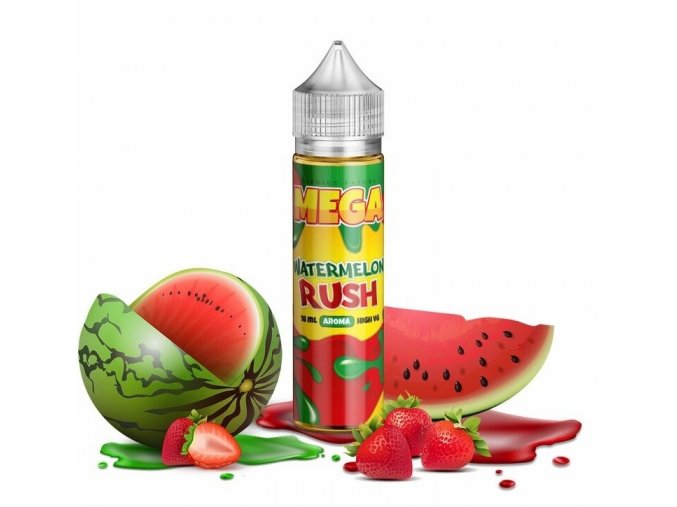 Verdict Vapors - MEGA - Shake & Vape - Watermelon Rush (Vodní meloun se sladkými jahodami) - 18ml