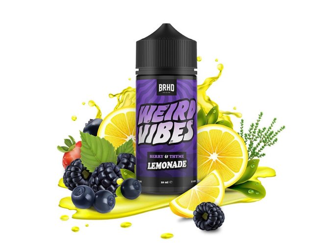 Barehead Weird Vibes - Shake & Vape - Berry & Thyme Lemonade (Citronáda s bobulemi a tymiánem) - 20ml