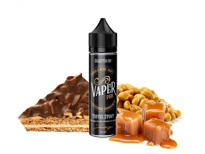 AEON Vaper Pub - Shake & Vape - Toffe Stout (Karamelový dezert s arašídy) - 6ml