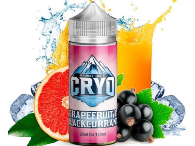 Příchuť Infamous Cryo Shake and Vape 20ml Grapefruit and Blackcurrant