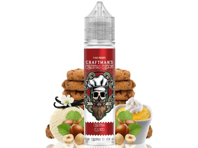 Příchuť Craftmans Custard Shake and Vape 15ml Christmas Cookies