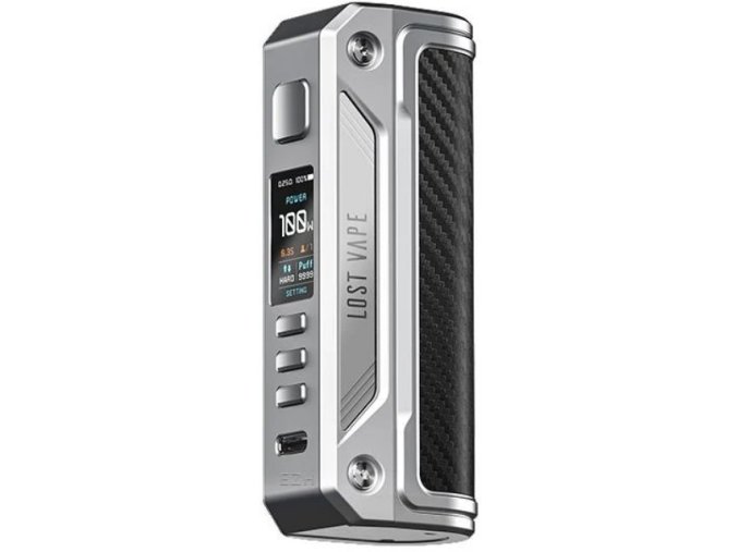 Lost Vape Thelema Quest Solo 100W grip Easy Kit Stainless Steel Carbon Fiber