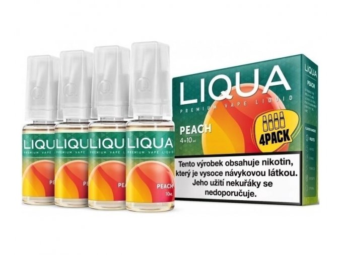 Liqua 4x10 Peach 12mg