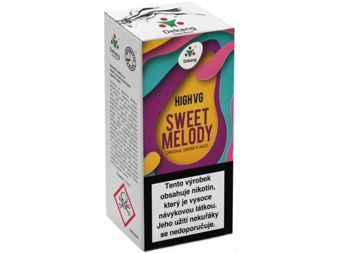 Liquid Dekang High VG Sweet Melody 10ml - 6mg (Broskev s citrónem)