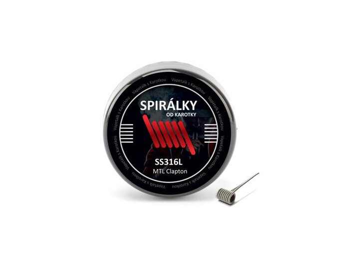 Spirálky od Karotky - MTL Clapton 0,6ohm (10ks)